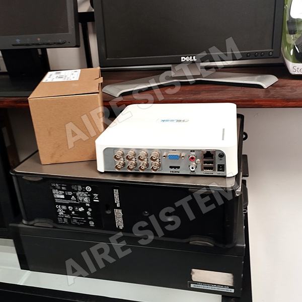 Grabador DVR y cámara domo – Aire Sistem, El Salvador